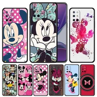 cute minnie case for oneplus 10 9 7 8 pro nord n100 n200 ce 2 5g 9r 9rt 5g 7t 8t phone cover funda coque