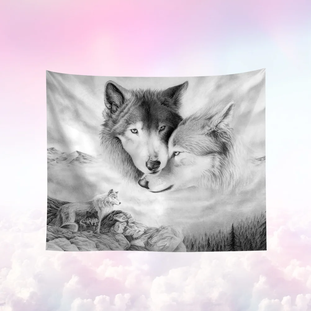 

Tapestry Wall Haning Animal Grey Tarantula Print Bedding Set Carole King Decoration