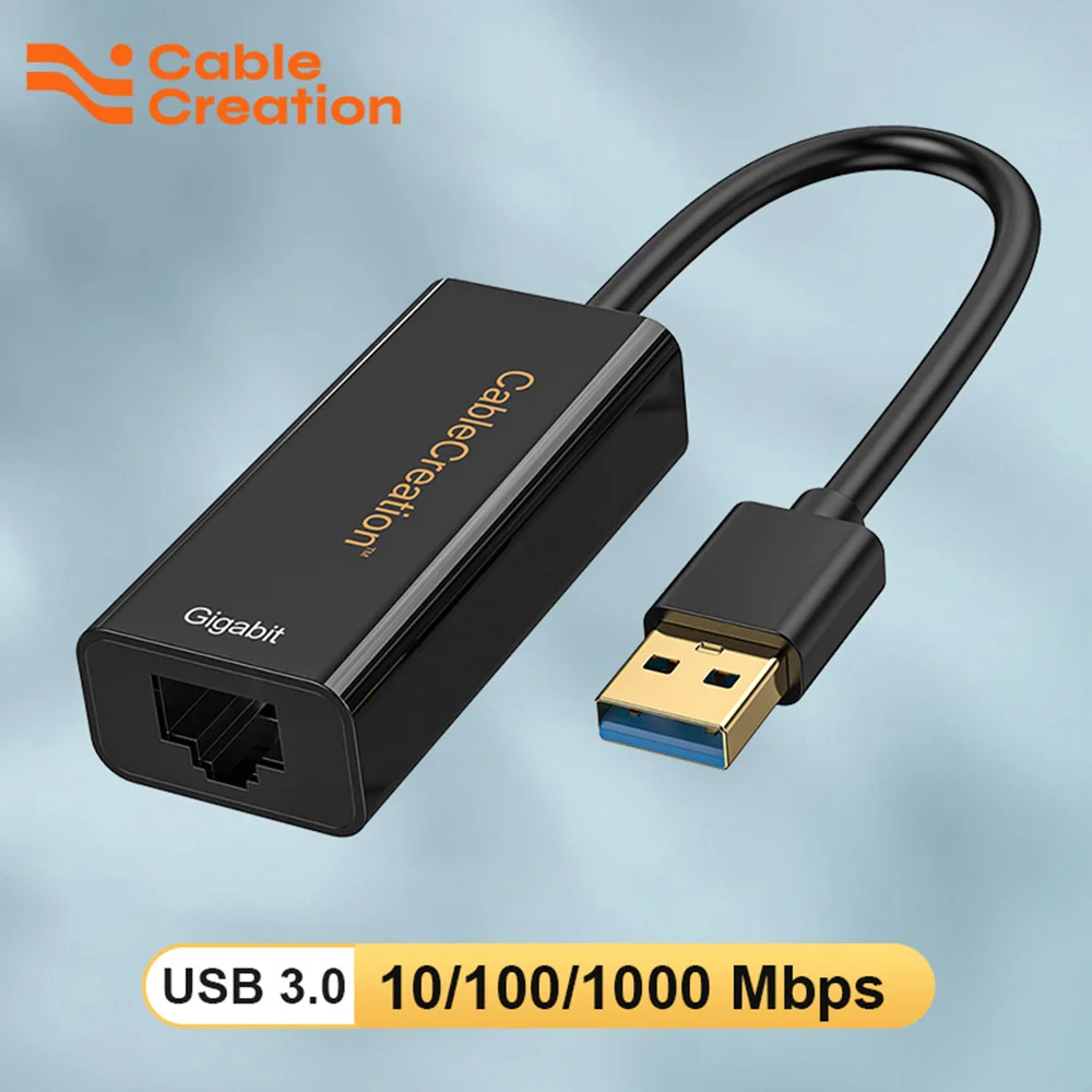 CableCreation USB Adapter USB 3.0 1000 Gigabit RJ45 LAN
