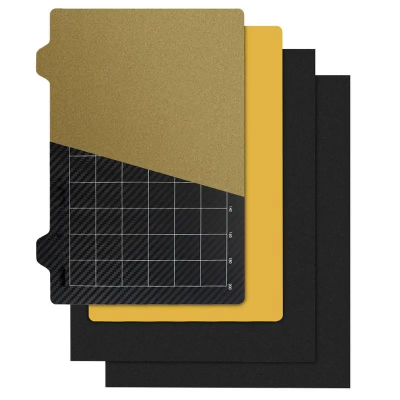 

PET Dual Carbon Fiber & Textured PEI PET PLATE Steel Sheet For 3d Printers Printing Accessories