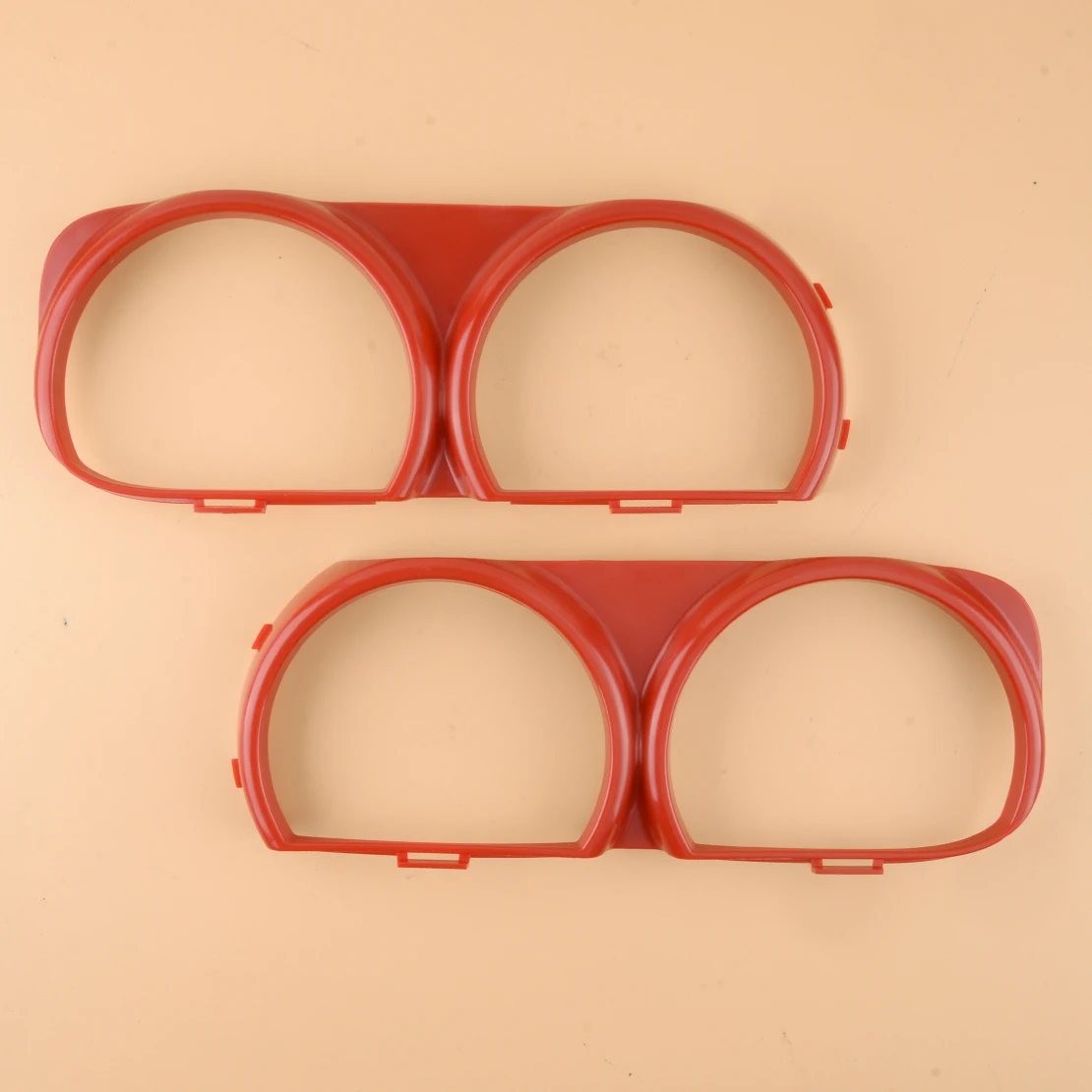 

Автомобильная красная передняя правая и левая решетка радиатора фары рамка Ободка для Dodge Challenger 2015-2021 68259053AB 68259052AB 1 пара