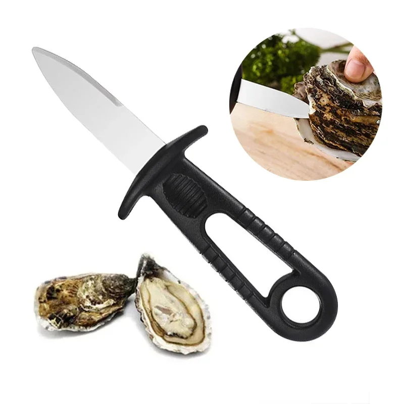 

2024 Newest Oyster Knives Stainless Steel Oyster Tool Seafood knife For Seafood Shell Opening Multi Use Pry Knives Open Oysters