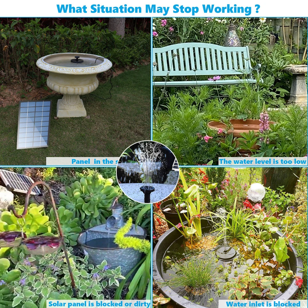 Комплект водяного насоса на солнечной энергии 7 5 В 3 Вт солнечная панель для сада