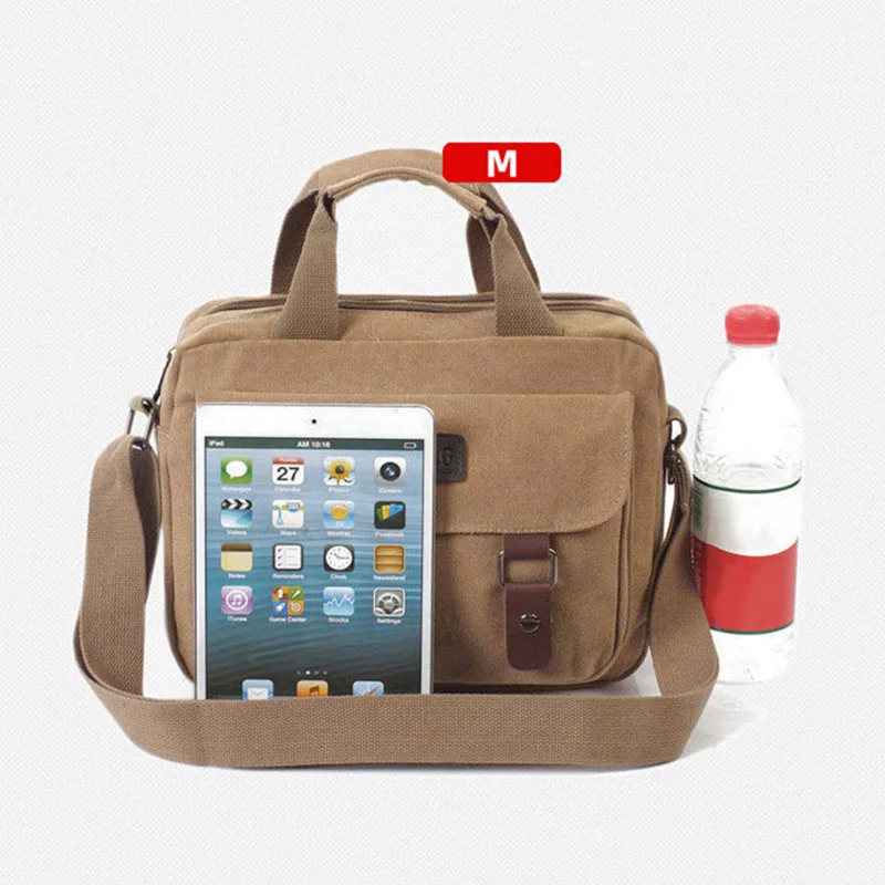 Мужская парусиновая сумка через плечо