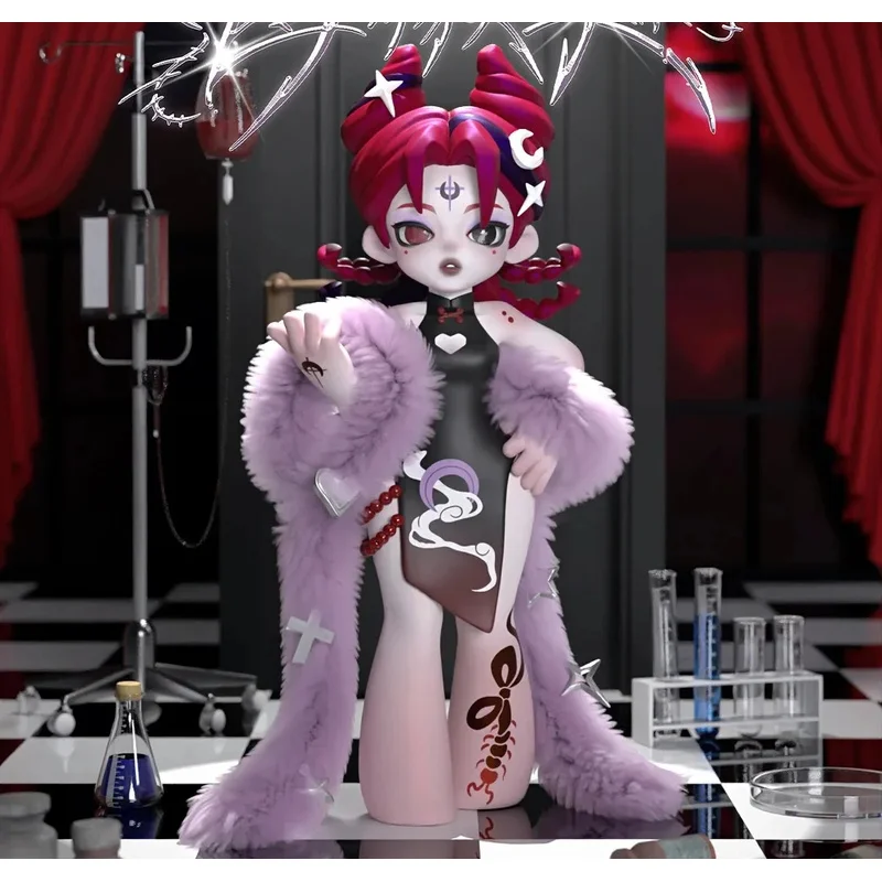 Фото Коллекционная серия Glam Vicoco Toxic Experiment: Загадочные фигурки-сюрпризы в коробках, милые аниме-фигурки, подарок №2