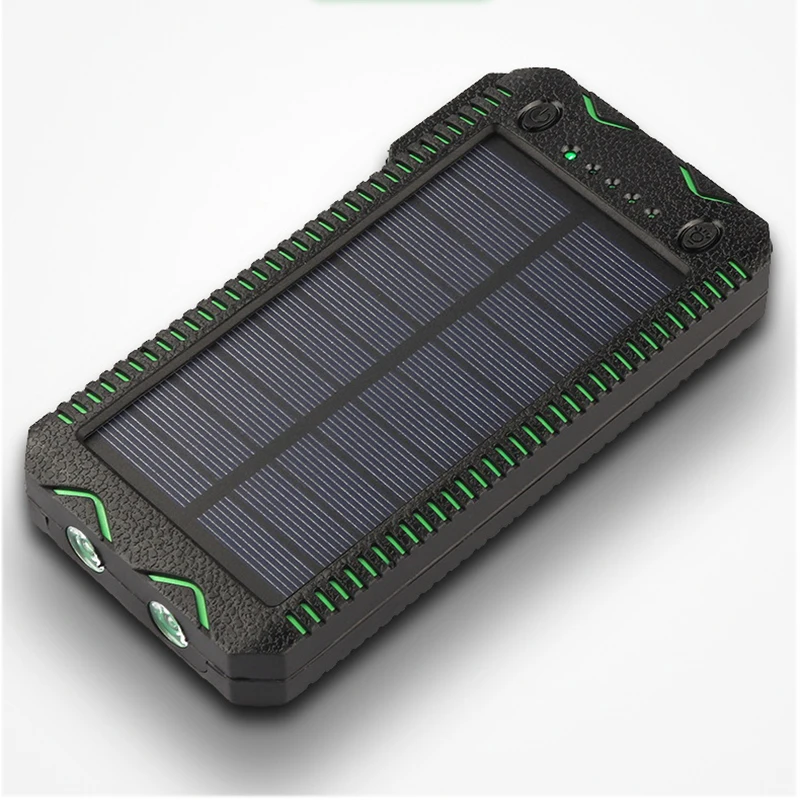 

20000mAh QI Solar Wireless Fast Charger Power Bank Outdoor Portable Power Bank External Battery for Xiaomi Mi Samsung IPhone