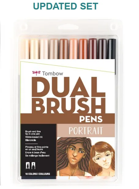 

Маркеры TOMBOW AB-T 10 цветов