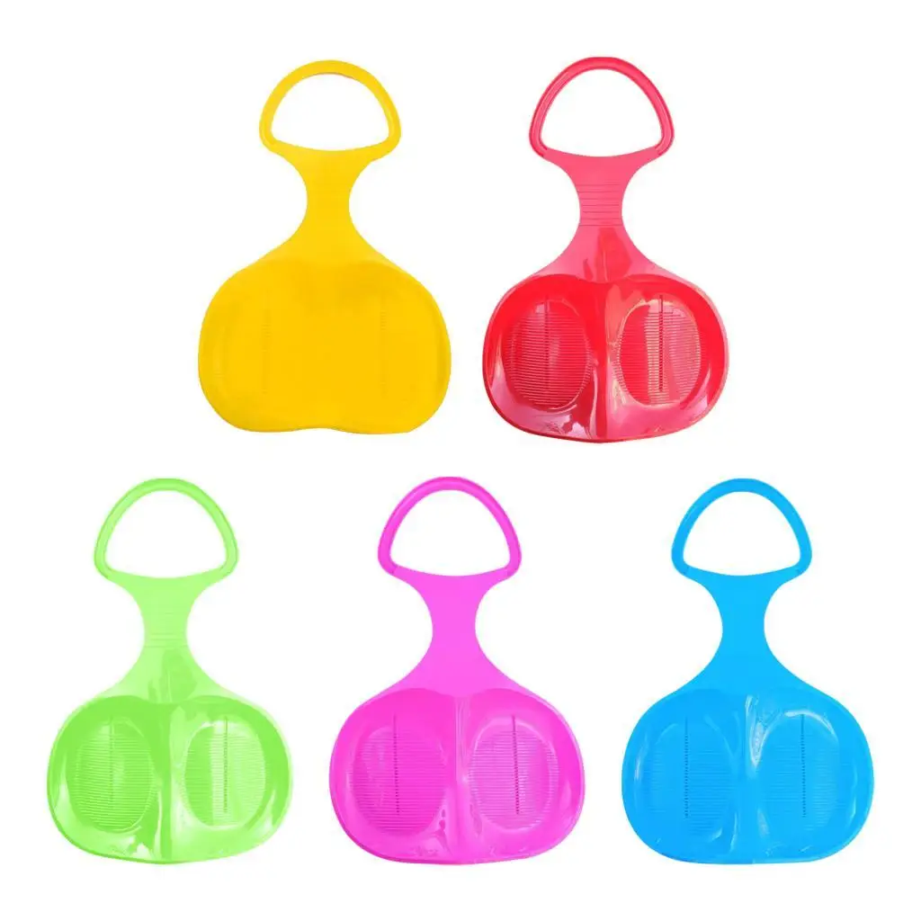 Снежные санки прочные из тобогана с травой раздвижные для скоростного спуска