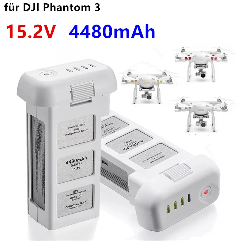 

2022 15,2 V 4480mAh Drone Batterie für DJI Phantom 3 SE Intelligente Flug Li-Po Batterie Professional Standard RC drone Zubehör