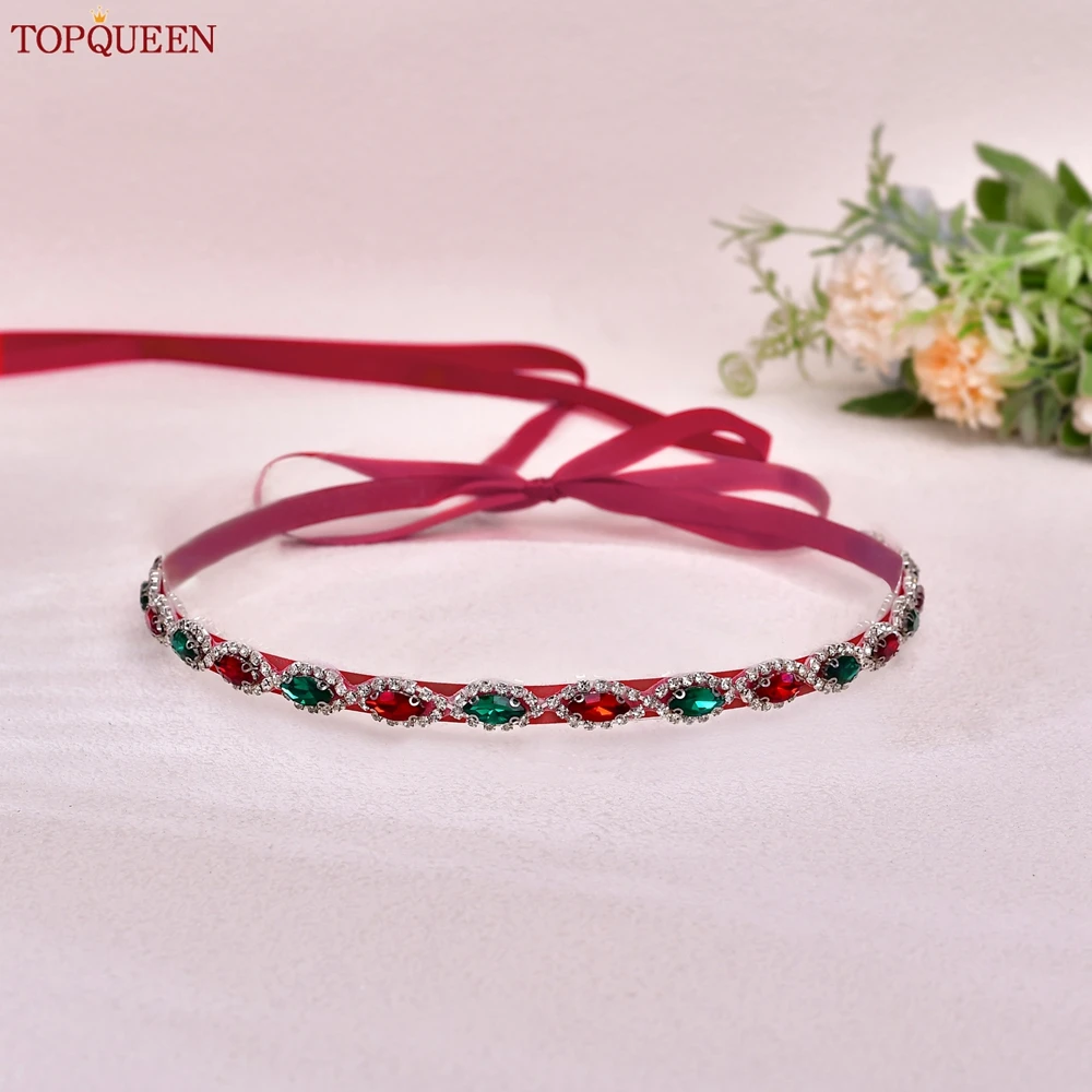 TOPQUEEN ослепительный красочный камень Рождественский костюм пояс свадебный