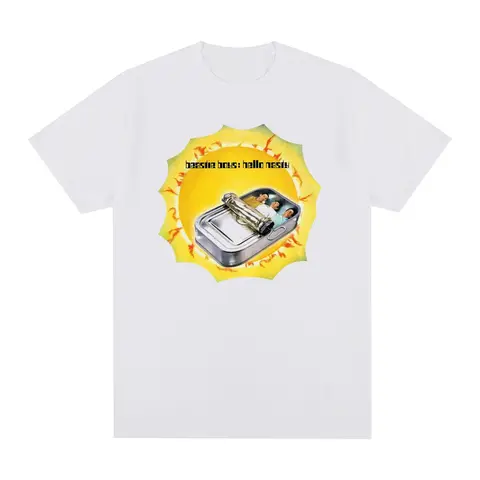 Мужская хлопковая футболка Beastie, Винтажная футболка в стиле хип-хоп