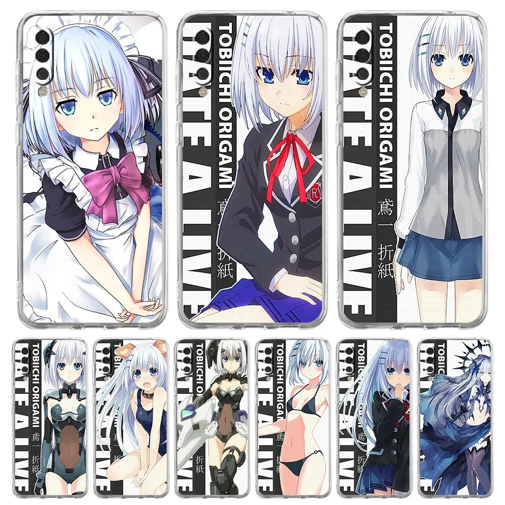 

Date A Live Tobiichi Origami Phone Case For Samsung Galaxy A50 A70 A20 A30 A40 A20E A10 A10S A20S A02S A12 A22 A32 A52S 5G Cover