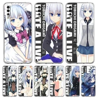 date a live tobiichi origami phone case for samsung galaxy a50 a70 a20 a30 a40 a20e a10 a10s a20s a02s a12 a22 a32 a52s 5g cover