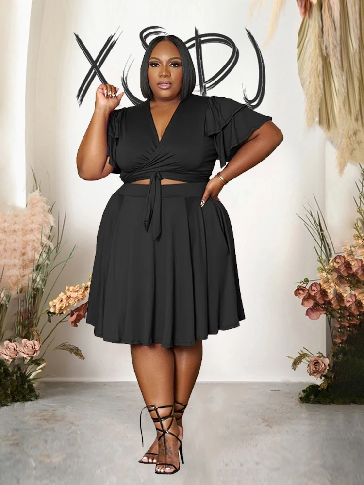 Юбка и блузка женская летняя одежда элегантное женское платье из двух частей