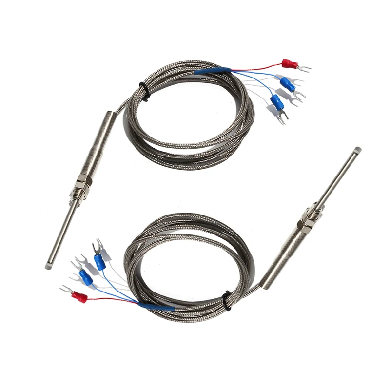 LUJINXUN M8x1 25 Резьбовая термопара PT100 Промышленный датчик температуры 4x200 мм 4x250 4x300