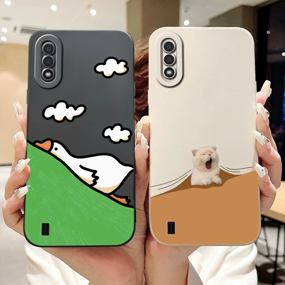 Чехол для Samsung Galaxy A01 чехол с рисунком милой собаки противоударный телефона M 01 M01