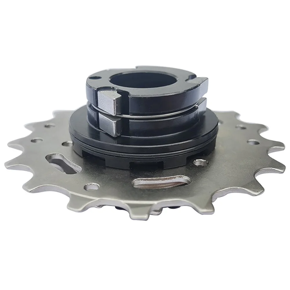 

Durable Bike Freewheel Freewheel Bike Cassette Folding Freehub Body Freewheel Silver+Black With 3 Pawl 3 Speed