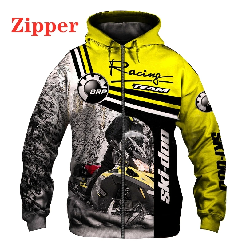 2022 Can-am Motorcycle Racing 3D Print Hoodies Long-sleeved Sweatshirt Outdoor Casual Pullover Hip-hop Streetwear Men Clothing