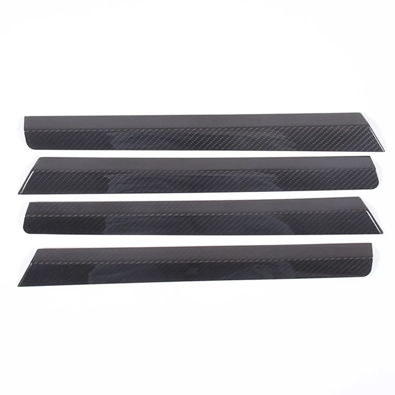 

For Porsche Cayenne 2011-2017 Dry Carbon Fiber Car Inner Door Panel Cover Trim Sticker Replacement