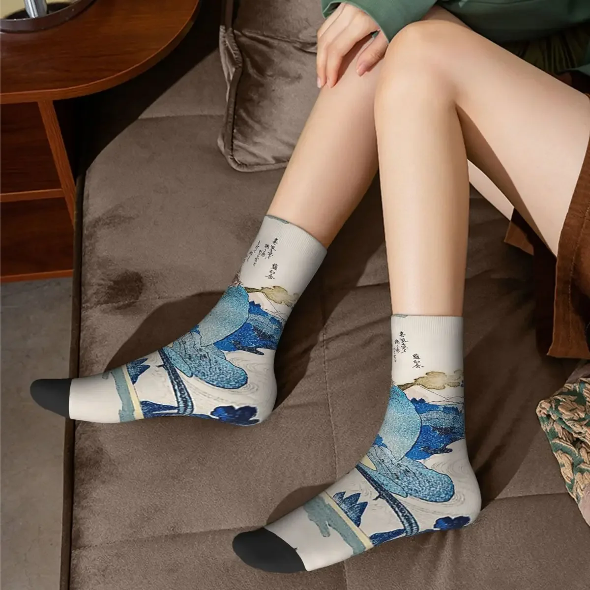Fuji No Yukei от Utagawa Kuniyoshi носки Harajuku высококачественные чулки всесезонные длинные для