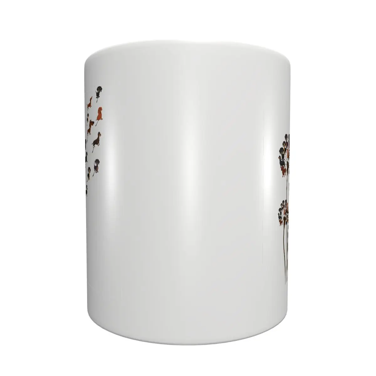 Такса Одуванчик собака чашка для влюбленных кофе конфета 11 унций какао