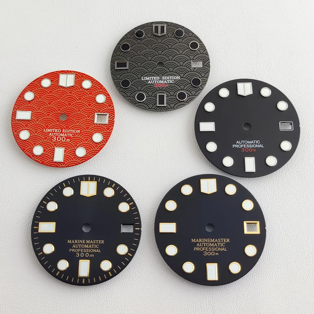 

Циферблат NH35, циферблат NH36, циферблат S, зеленый светящийся циферблат, подходит для NH35 NH36, Часовые аксессуары, инструмент для ремонта часов