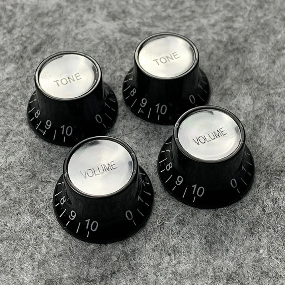

Basses Parts Electric Guitar Gibson EPI LP ST Guitars Top Hat 2 Tone Knobs 2 Volume Guitar Parts Knobs High Quality NEW