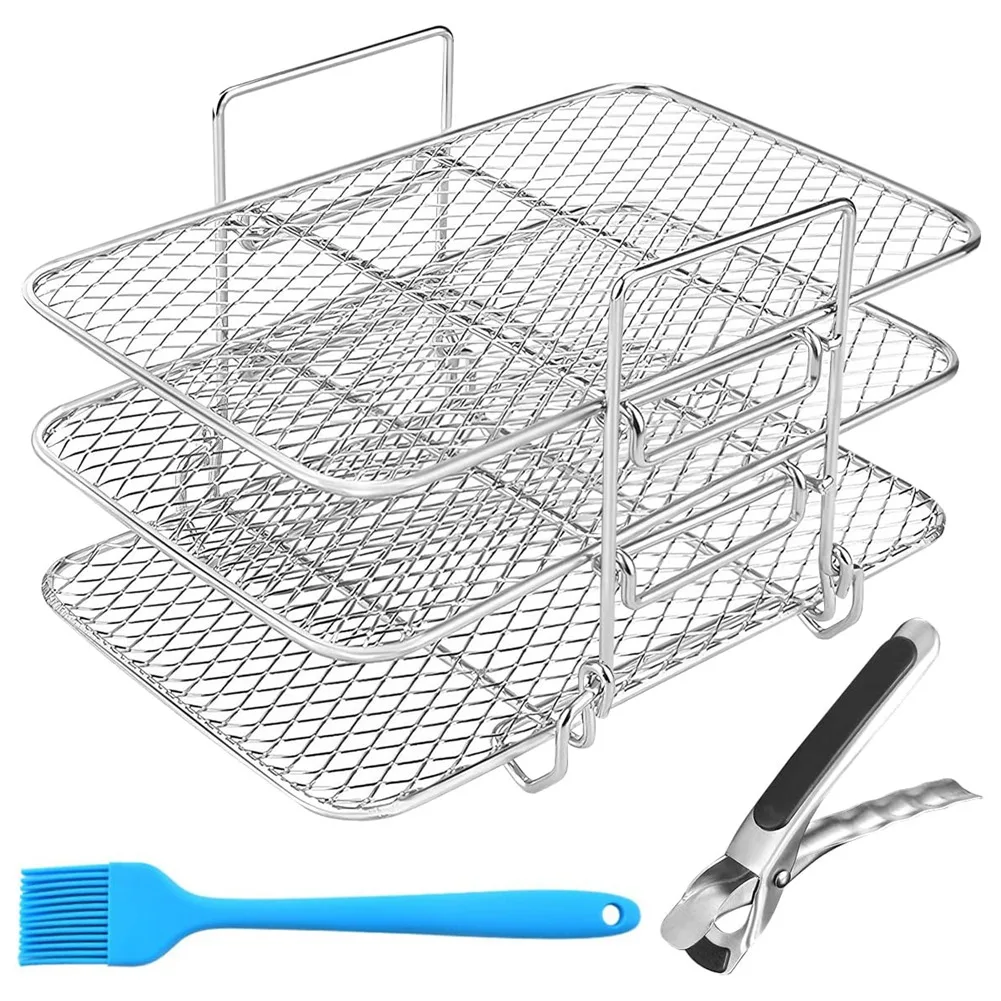 Стойка для фритюрницы совместимая с Ninja Foodi двойная стойка 304 дегидратора из