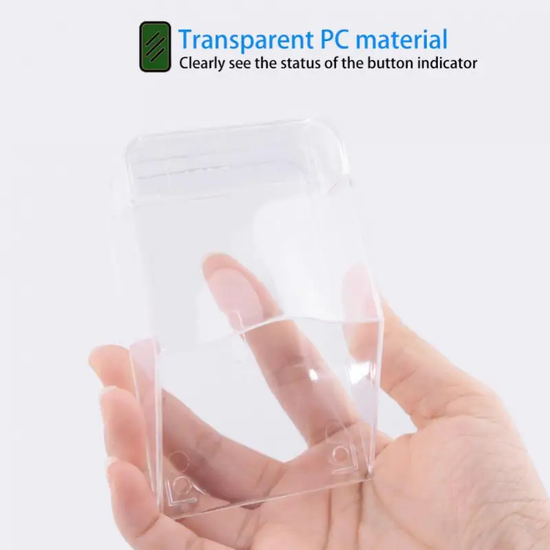 

Waterproof Cover For Wireless Doorbell Door Bell Ring Chime Button Transparent Transmitter Launchers Heavy Rain Snow Doorbe Case