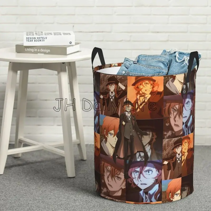 Bungou Stray Dogs Nakajima Atsushi TV Series Chuuya Nakahara Корзина для белья хранения Домашний органайзер