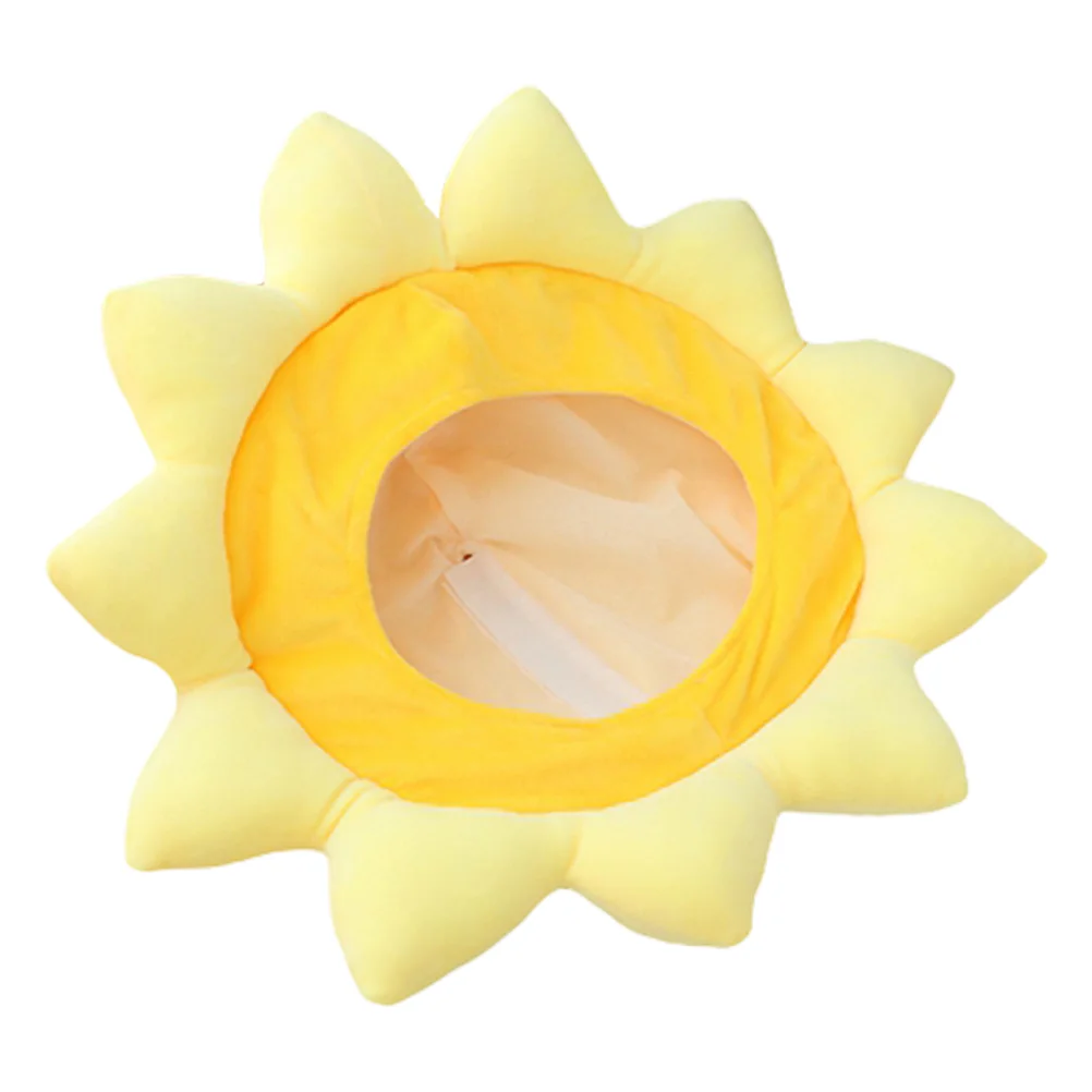 Плюшевый головной убор для косплея вечерние шляпы с подсолнухом новинка