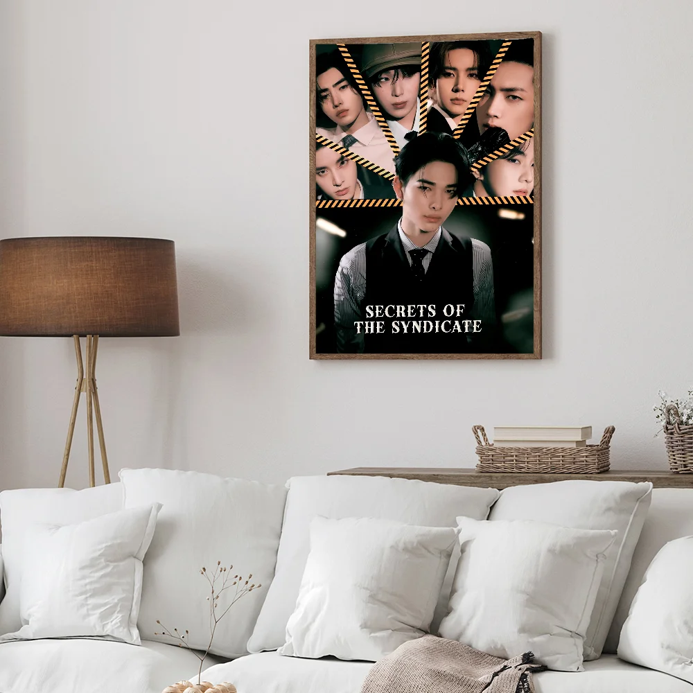 Kpop E-ENHYPENS классический аниме постер водостойкая бумажная наклейка кофейня бар