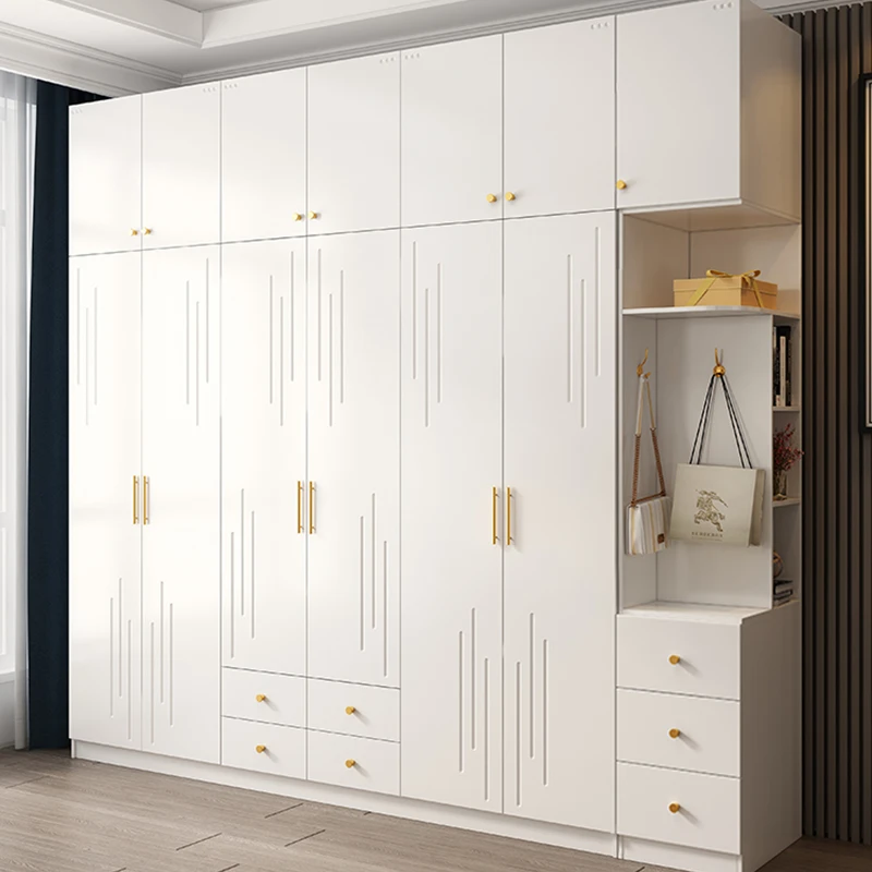 

Simple wardrobe modern adult economy free combination locker open door storage cabinet large wardrobe