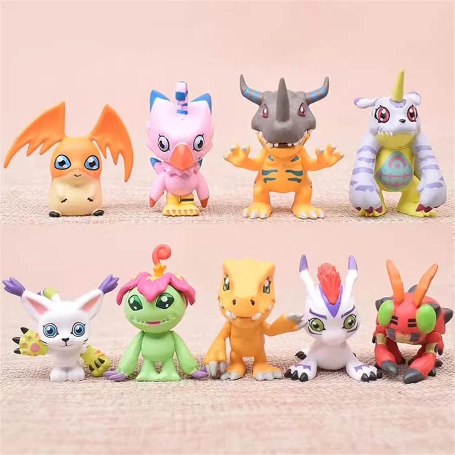

Цифровая игрушка-монстр Digimon, модель захвата возможности, фигурка гача, анимация, периферийный брелок, украшение для торта