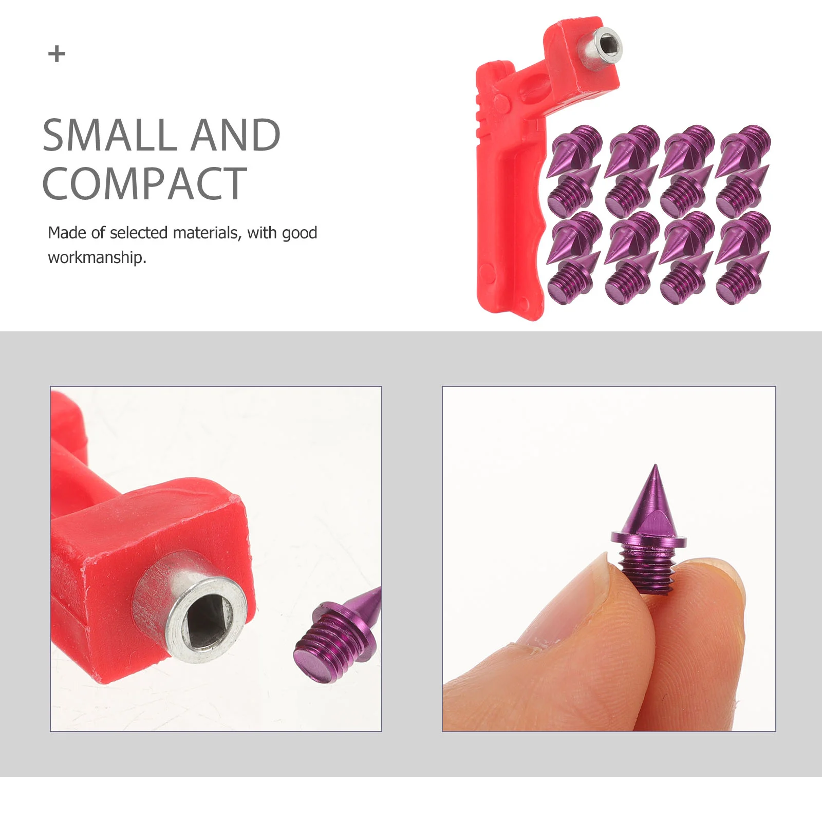 1 комплект маленьких шипов для обуви шипы из алюминиевого сплава гольфа гусениц