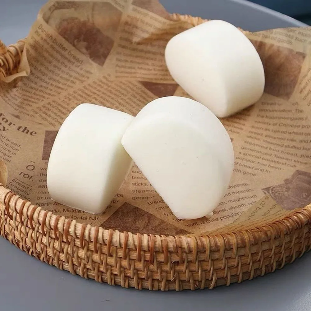 

1PC 8cm Simulation Steamed Bun Squeeze Toys Slow Stress Relief Buns Toys Antistress Ball Model Kitchen Toys