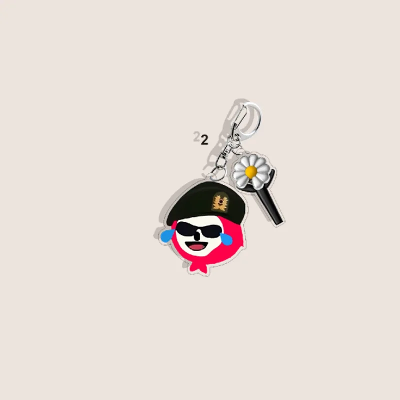 Фото Акриловый милый мультфильм Word Tour Kpop GDRAGON Bigbang брелок с подсветкой, подвеска UBERMENSCH, альбом Power GD Kwonjiyoung, подарок для фанатов №4