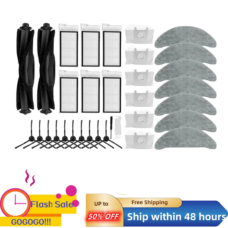 

For Xiaomi Roidmi EVE PLUS Accessories HEPA Filter Brush Dust Bag Cloth Replacement Rag Vacuum Cleaner Spare Parts