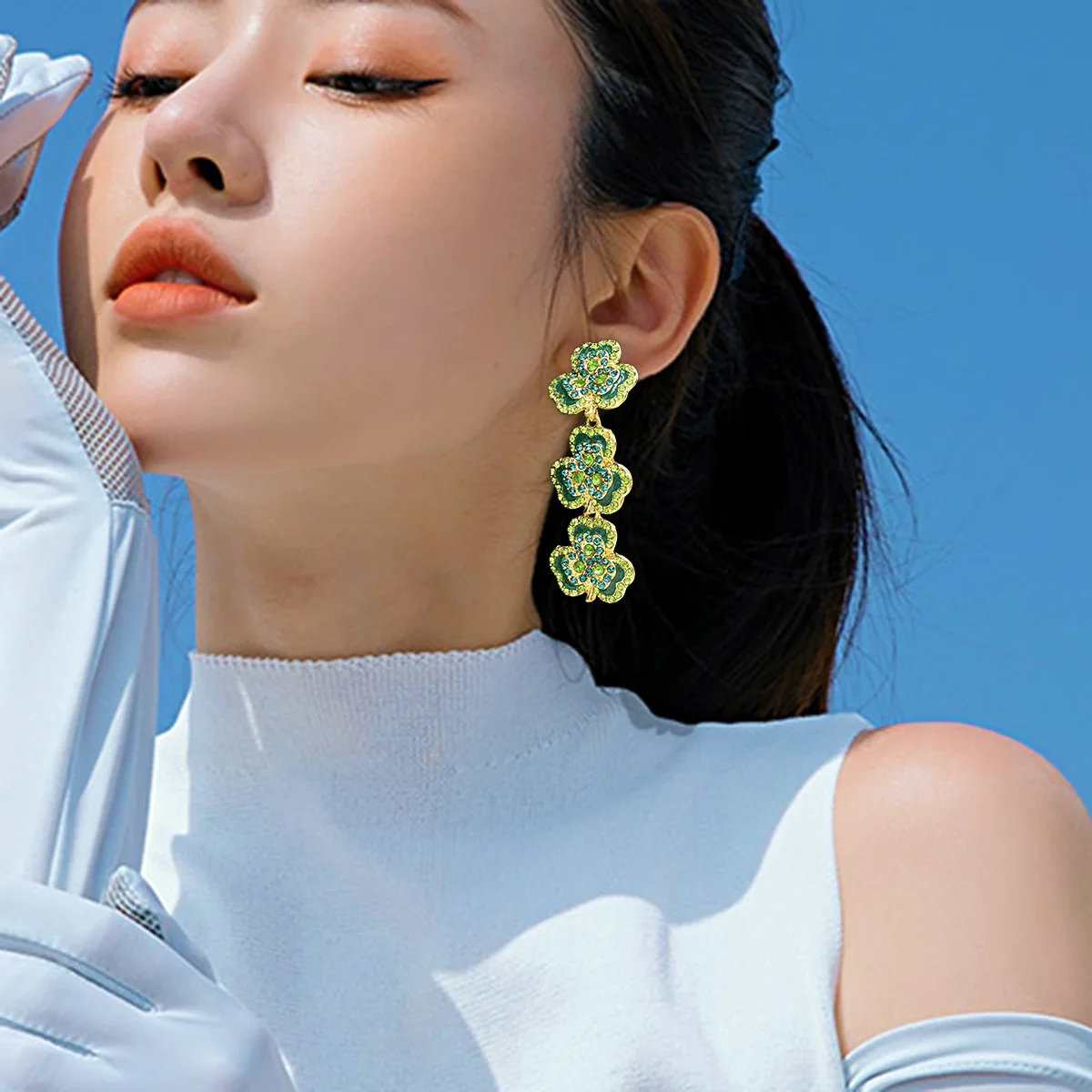 2022 международные модные богемные серьги для женщин Длинные Цветы из сплава