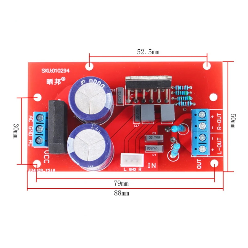 SOTAMIA TDA7292 усилитель мощности аудиоплата 40Wx2 стереозвук супер TDA7293 TDA7294 LM4766 LM3886 Amp -