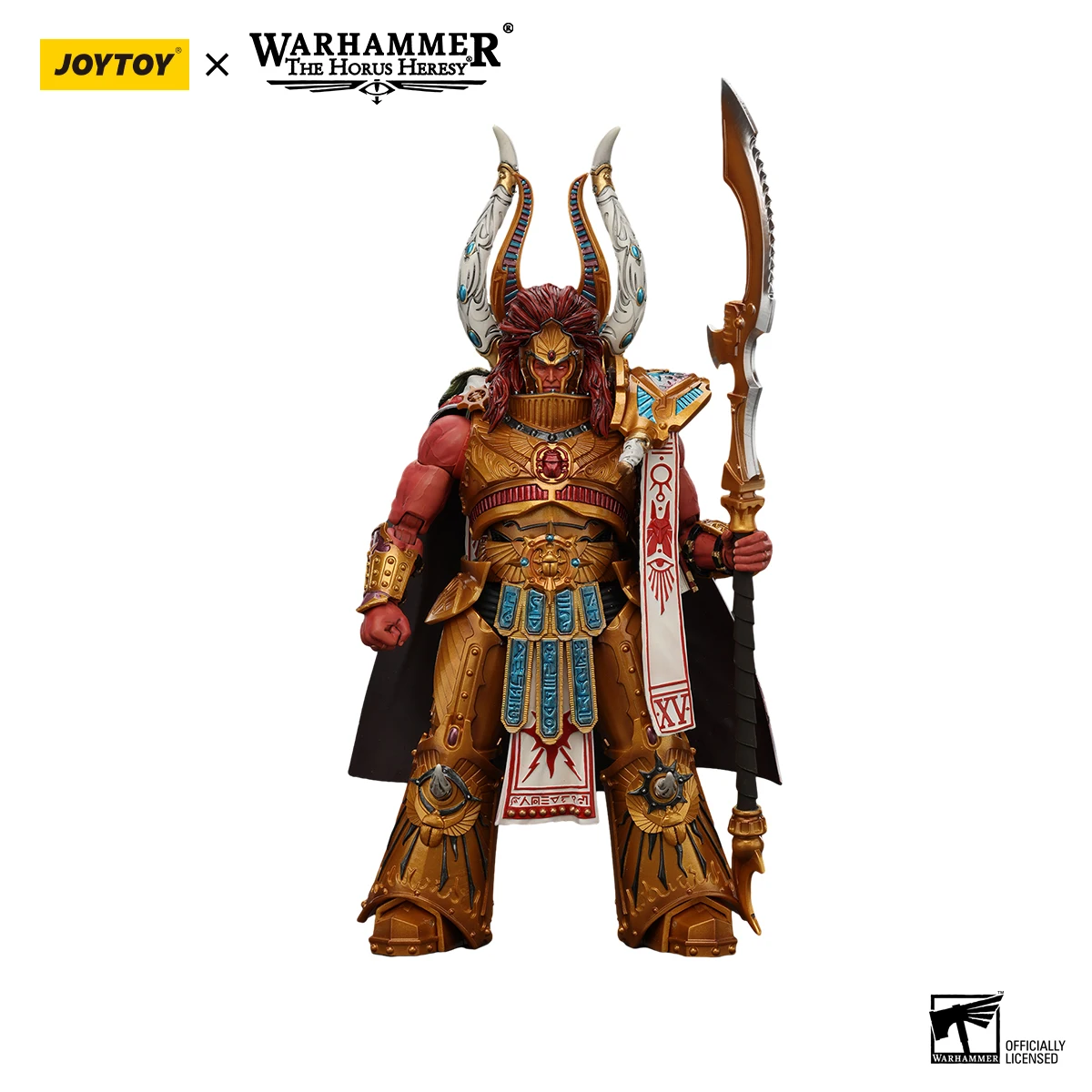 [Предзаказ] экшн-фигурки JOYTOY Warhammer The Horus Heresy Magnus красная примаха легиона XVth 1/18