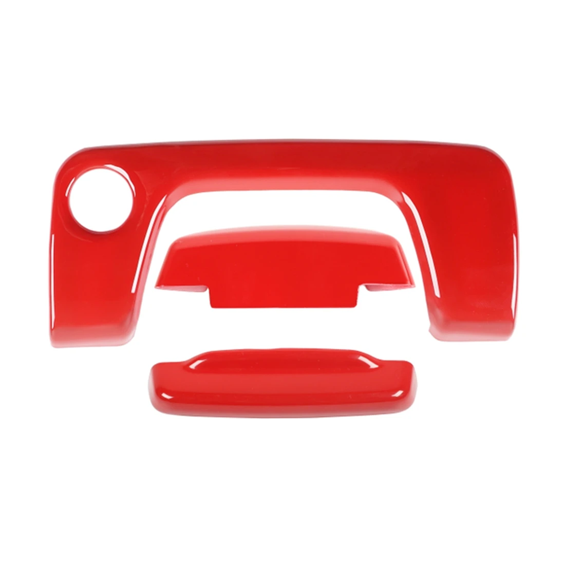 

Наклейка на крышку подлокотника центральной консоли для Jeep Wrangler JL Gladiator JT ,ABS, красная