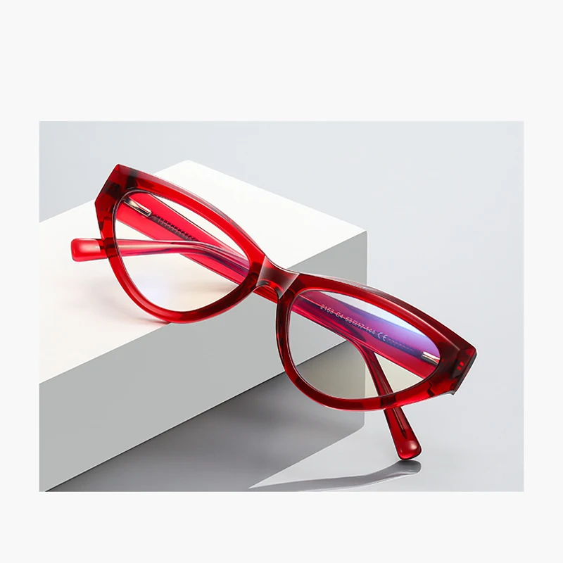 

2023 Fashion Personality TR90 Anti Blue Light Glasses men Retro Cat Eye Glasses Women Frame Reading FemaleOffice Eyeglass Gafas