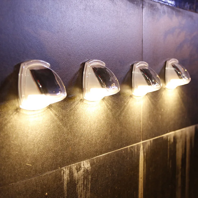 

8 LED Solar Lights 600mAh Waterproof Garden Lamps Outdoor Wall Light Automatic Light Sensor Street Light for Garden Decoration
