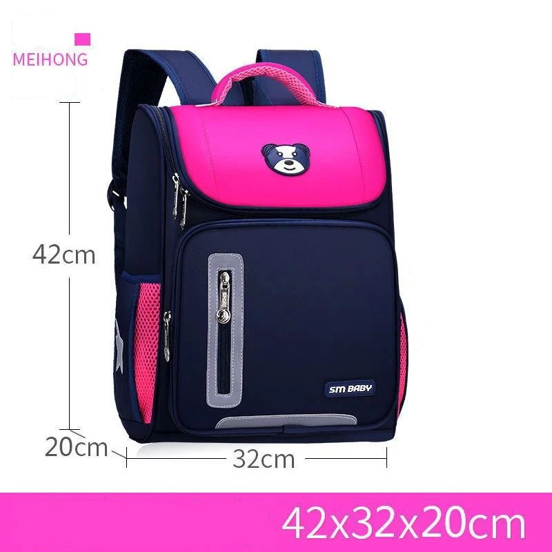 OSLD Girls Boys Lightweight Backpack British Style Bookbags Children School Bags Kids Fashion Student Waterproof Backpack