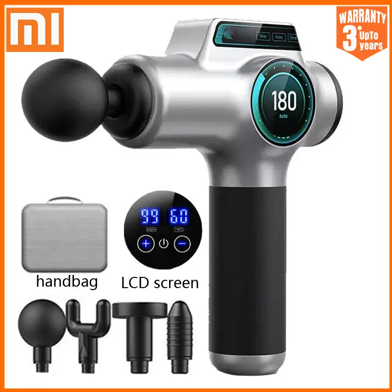 

Xiaomi Slimming Massage Gun High Frequency Vibration 99 Files Adjustment Electric Deep Tissue Muscle Body Back Neck Massager