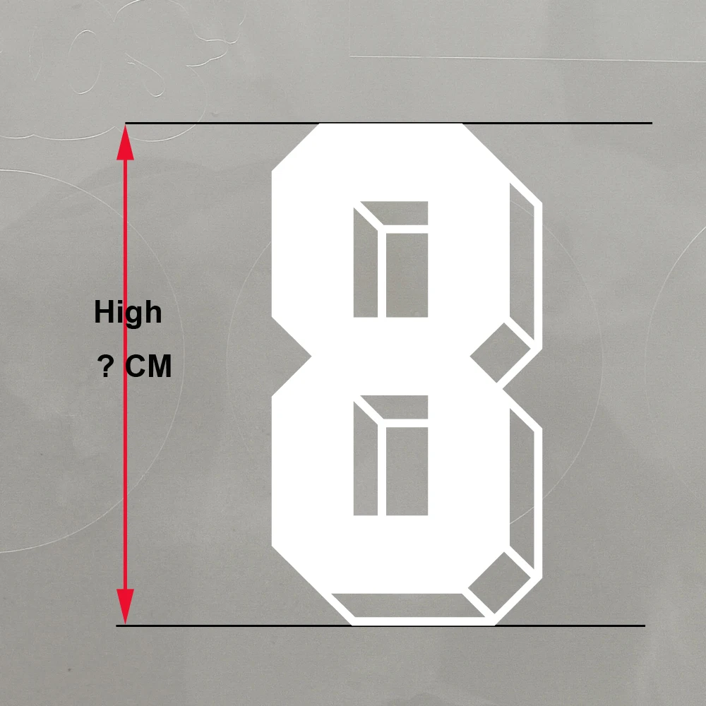 Нашивки для взрослых и детей с термонаклейкой баскетбольные 3d-цифры имя под