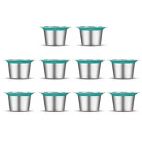 coffee capsule for nespresso u umilk inissia stainless steel coffee filter reusable coffee crema maker accessories