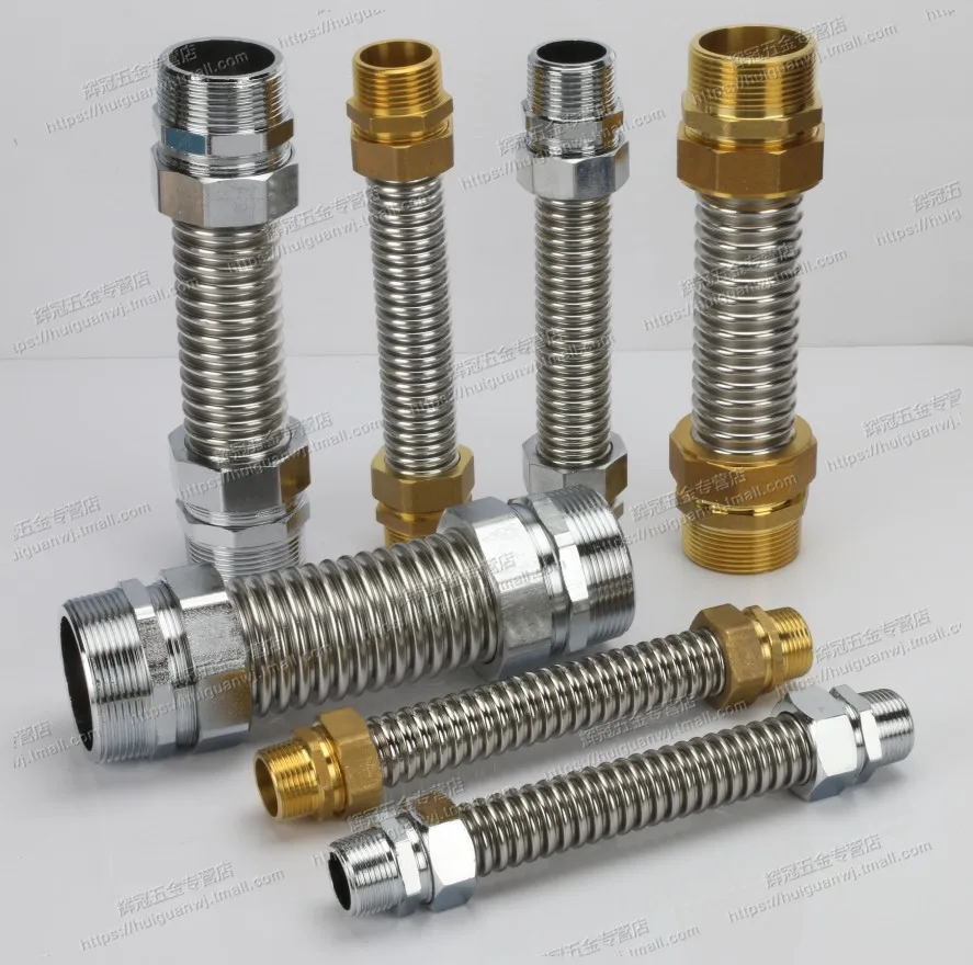 

20cm 25cm 30cm Stainless steel air conditioning bellows fan plate central metal hose DN20 DN25 DN32 DN40 DN50 DN65