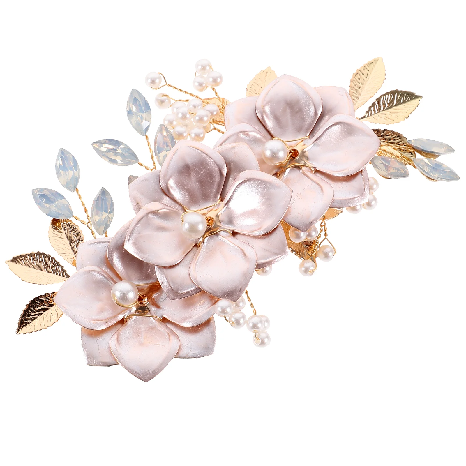 

Girl Hair Accessories Wedding Brides Rhinestone Clip Bridal Headpieces Flower Girl Bridesmaid Rhinestones Gold Clips Barrettes